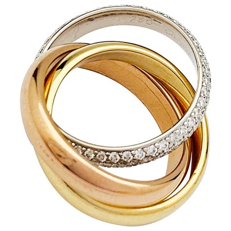 prezzo dell anello cartier 3 ori|cartier il bracciale trinity.